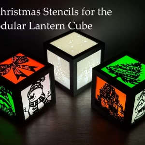6 christmas cube inserts