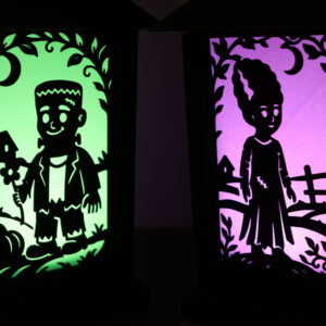 cute frankenstein and bride of frankenstein