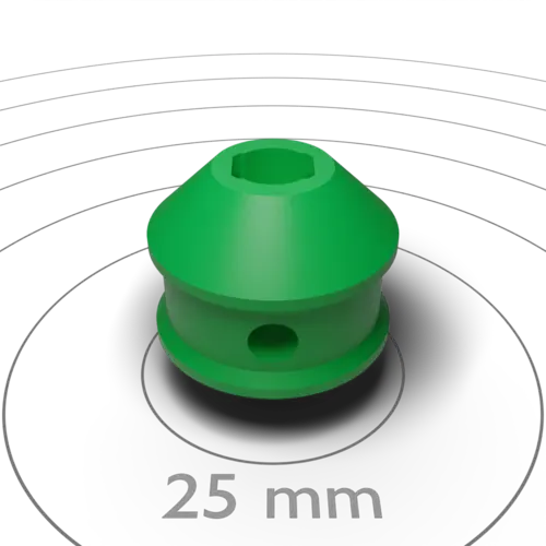 Bobbin With Clip and Hole Decorator