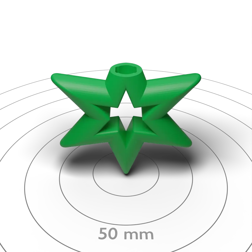 Star 6 Pointed 50mm