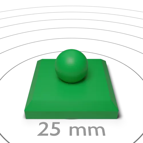 Square Chimney Flat With Ball