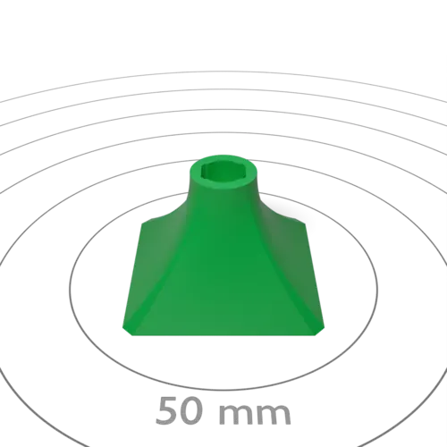Chamfered Square Chimney Hat