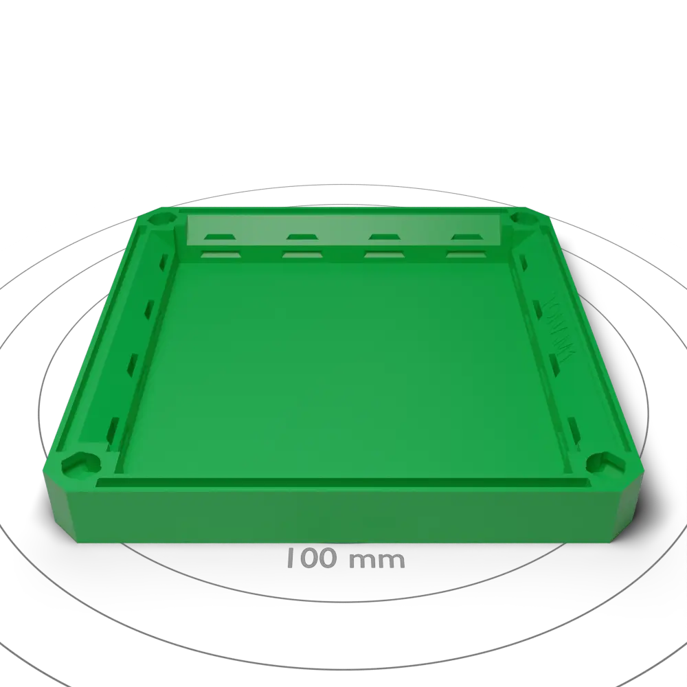 Top – Chamfered Flat Blank Medium