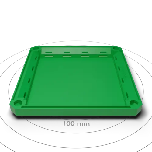 Top - Double Chamfered Flat Blank Medium