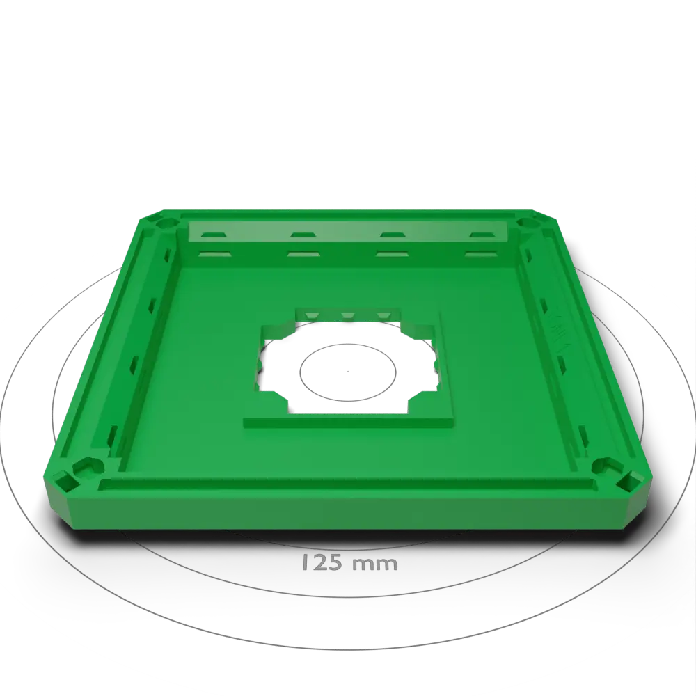 Top – Double Chamfered Flat To Topper