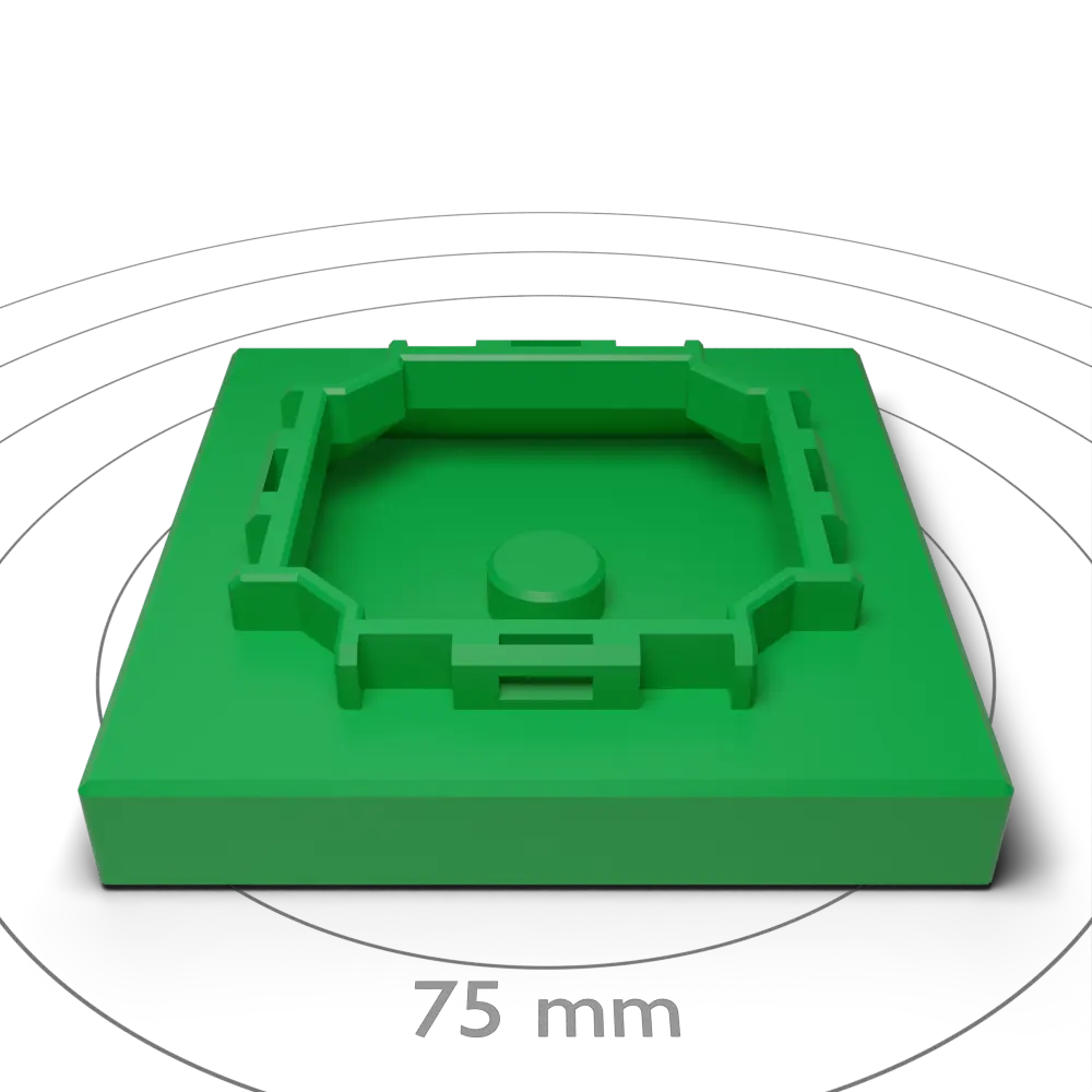 Overhang Flat Topper With Single Clip