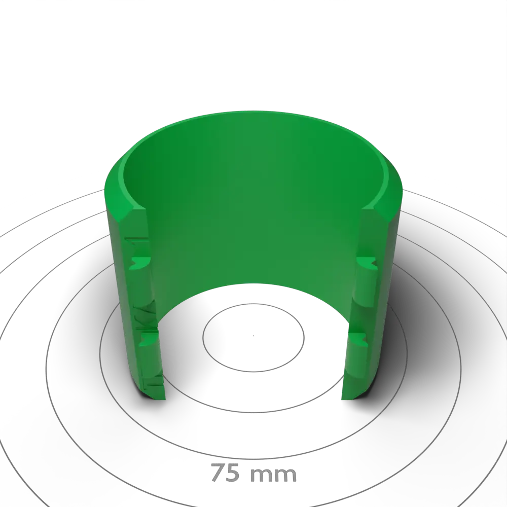 Chamfered 60mm Wide Band