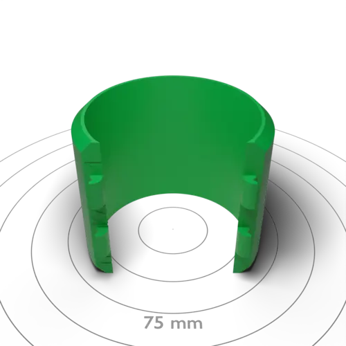 Chamfered 60mm Wide Band