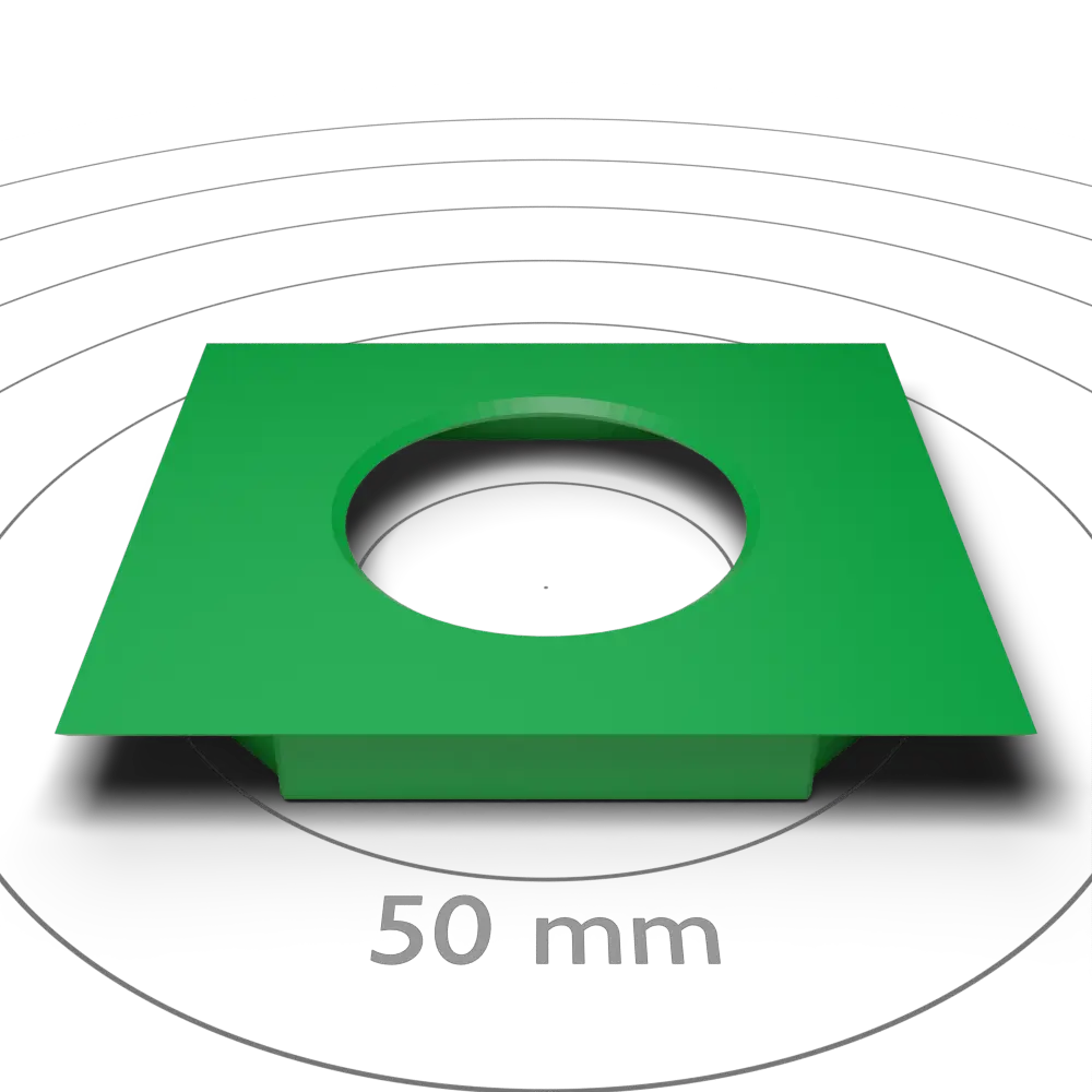 Chamfered Wide Band Retainer