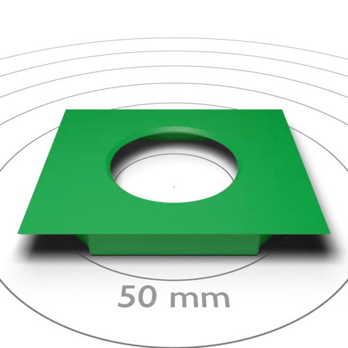 Chamfered Wide Band Retainer