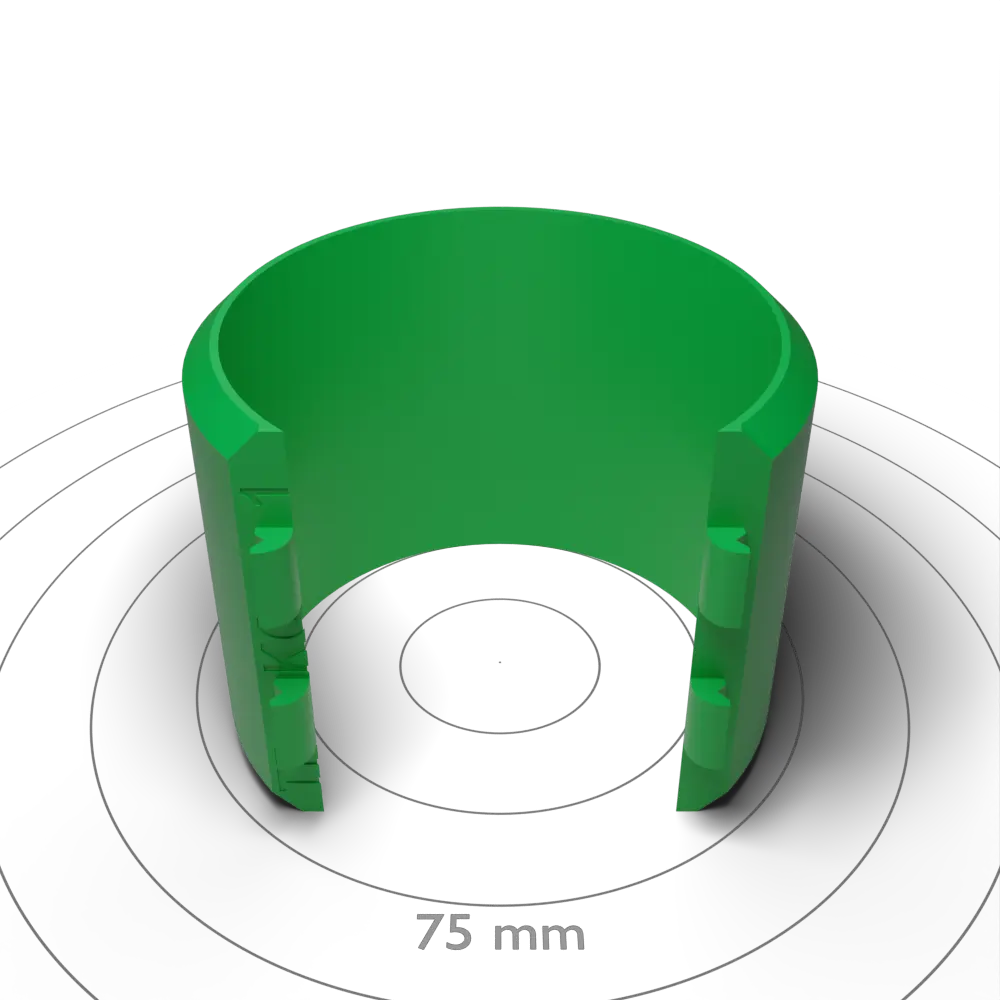 Chamfered 65mm Wide Band