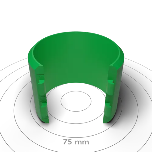 Chamfered 65mm Wide Band