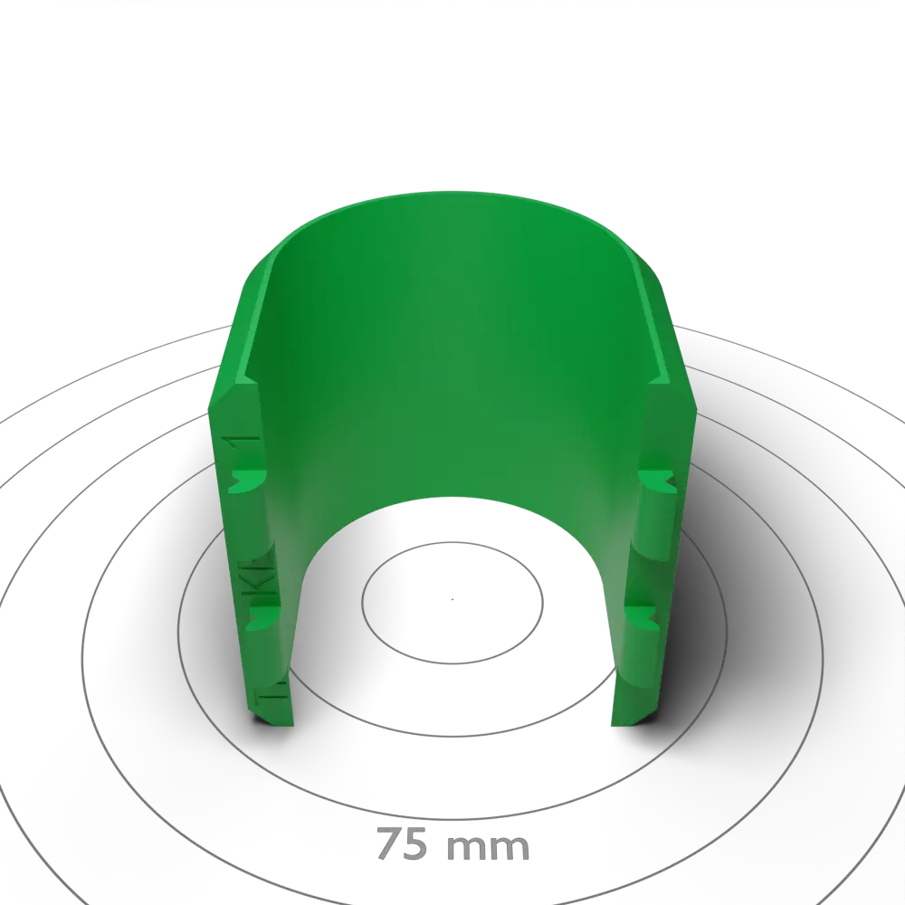 Chamfered Equidistant Arch Wide Band