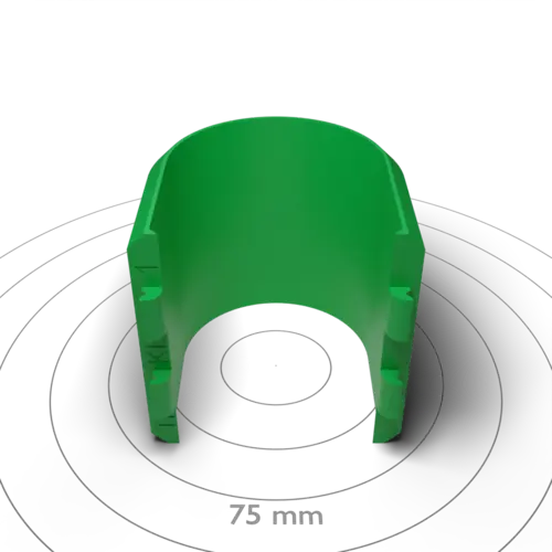 Chamfered Equidistant Arch Wide Band