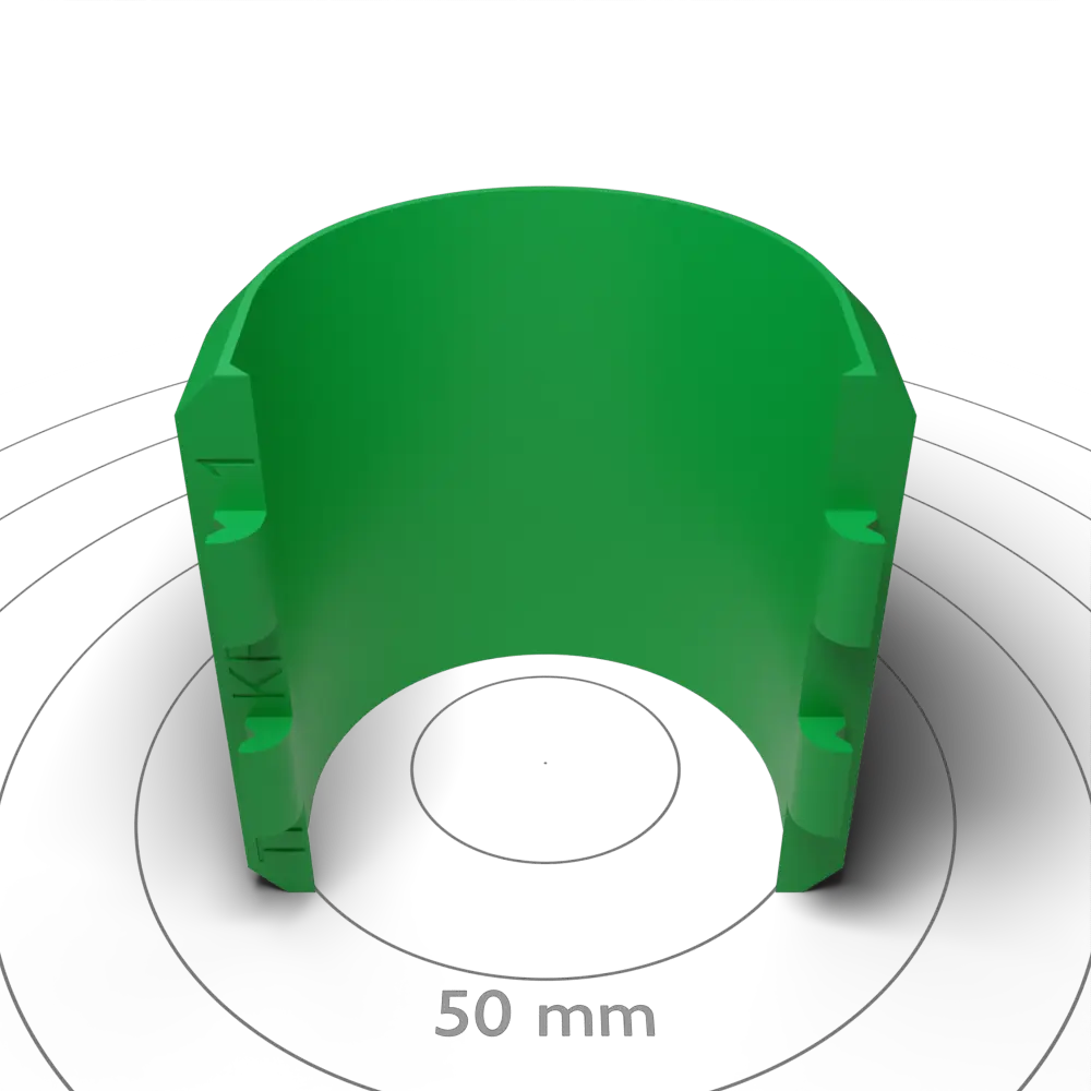 Chamfered Short Arch Wide Band