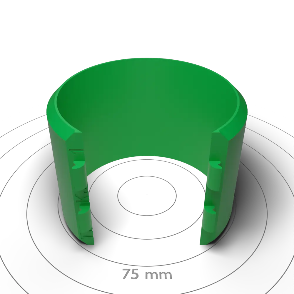 Chamfered 70mm Wide Band