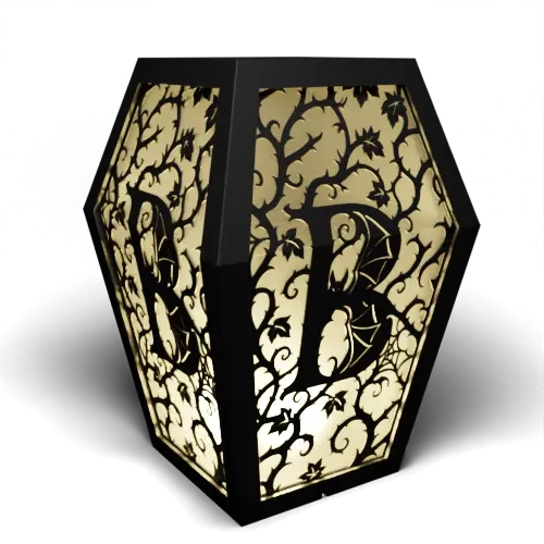 Halloween B Alternate Letter – Bat