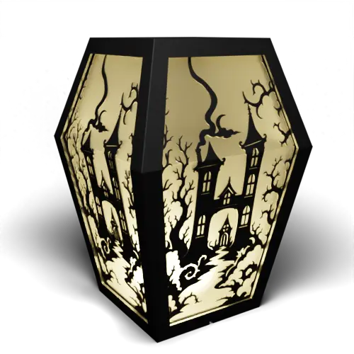 Halloween L Letter – Haunted House