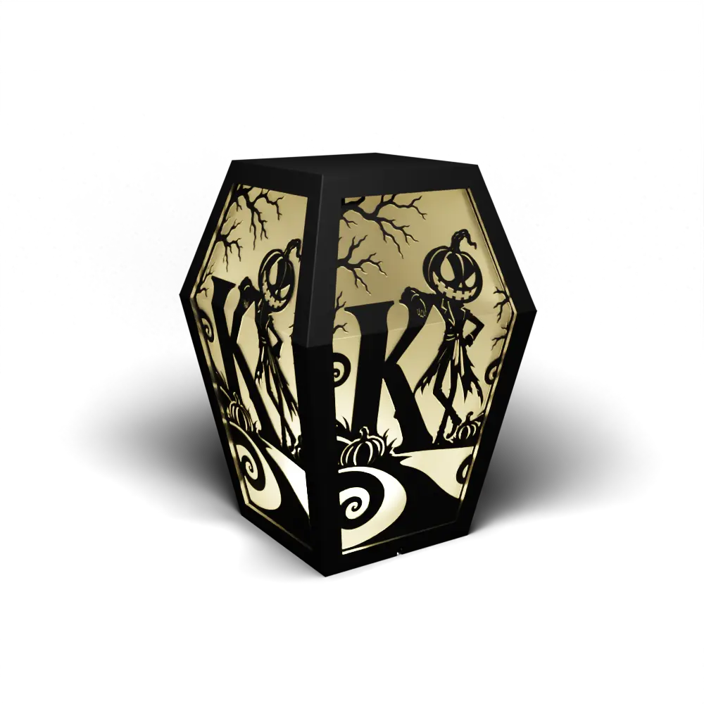 Halloween K Letter – King (Pumpkin)