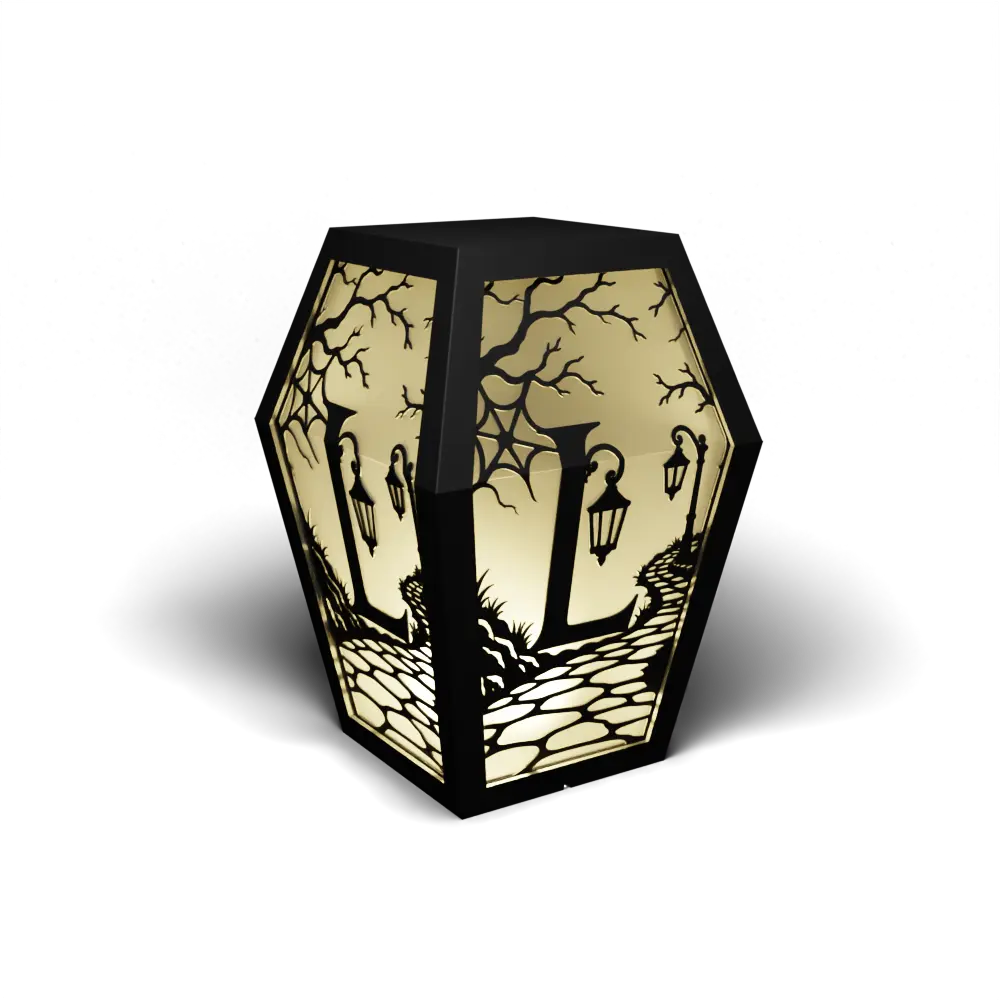 Halloween L Letter – Lantern