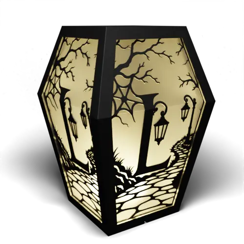 Halloween L Letter - Lantern
