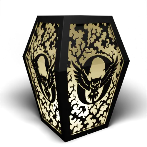 Halloween O Letter Alternative - Owl in flight