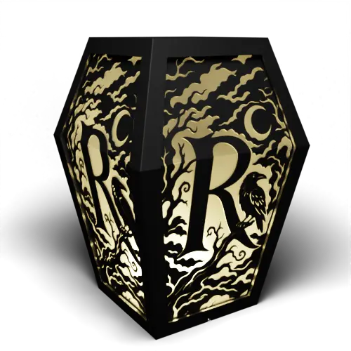 Halloween R Letter - Raven