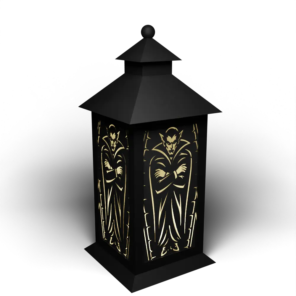 Halloween D Companion – Dracula stood in coffin