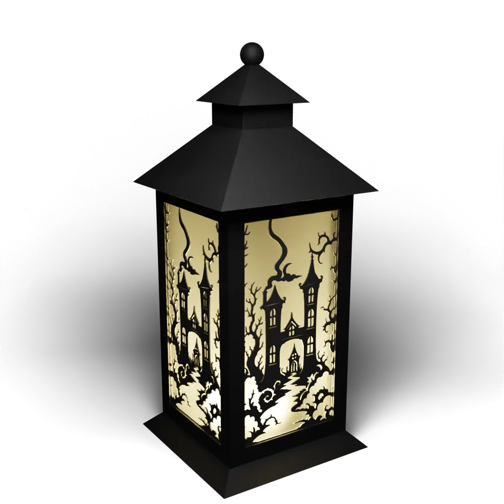 Halloween L Letter – Haunted House