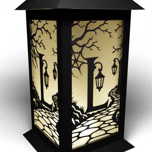 Halloween L Letter – Lantern