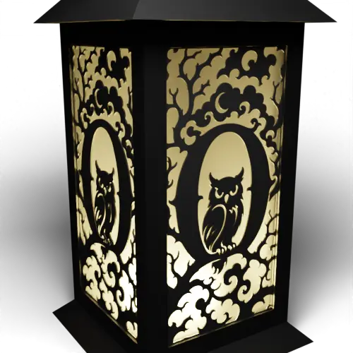 Halloween O Letter - Owl