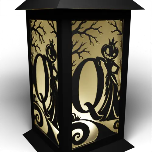 Halloween Q Alternative Letter – Queen