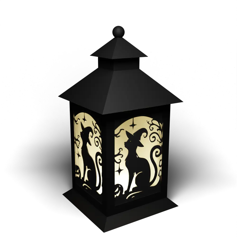 Witch’s Cat Silhouette