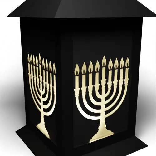 Illuminated Menorah