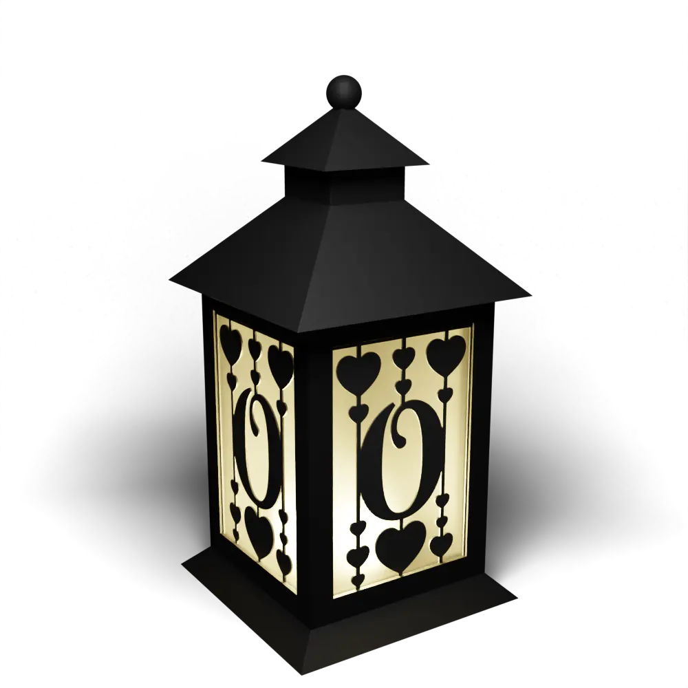 Heart Columns L.O.V.E Letter O