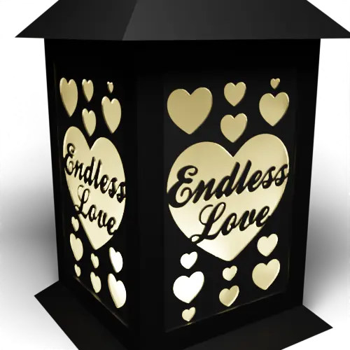 Heart Columns Large Heart Endless Love