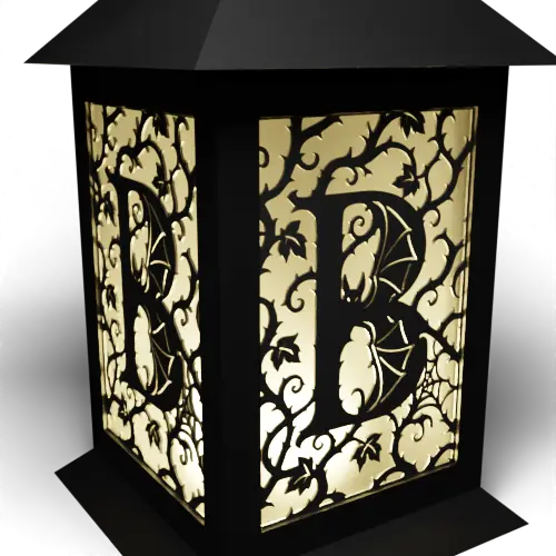 Halloween B Alternate Letter - Bat