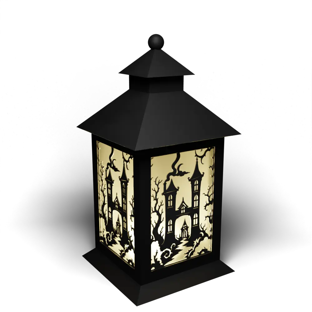Halloween L Letter – Haunted House