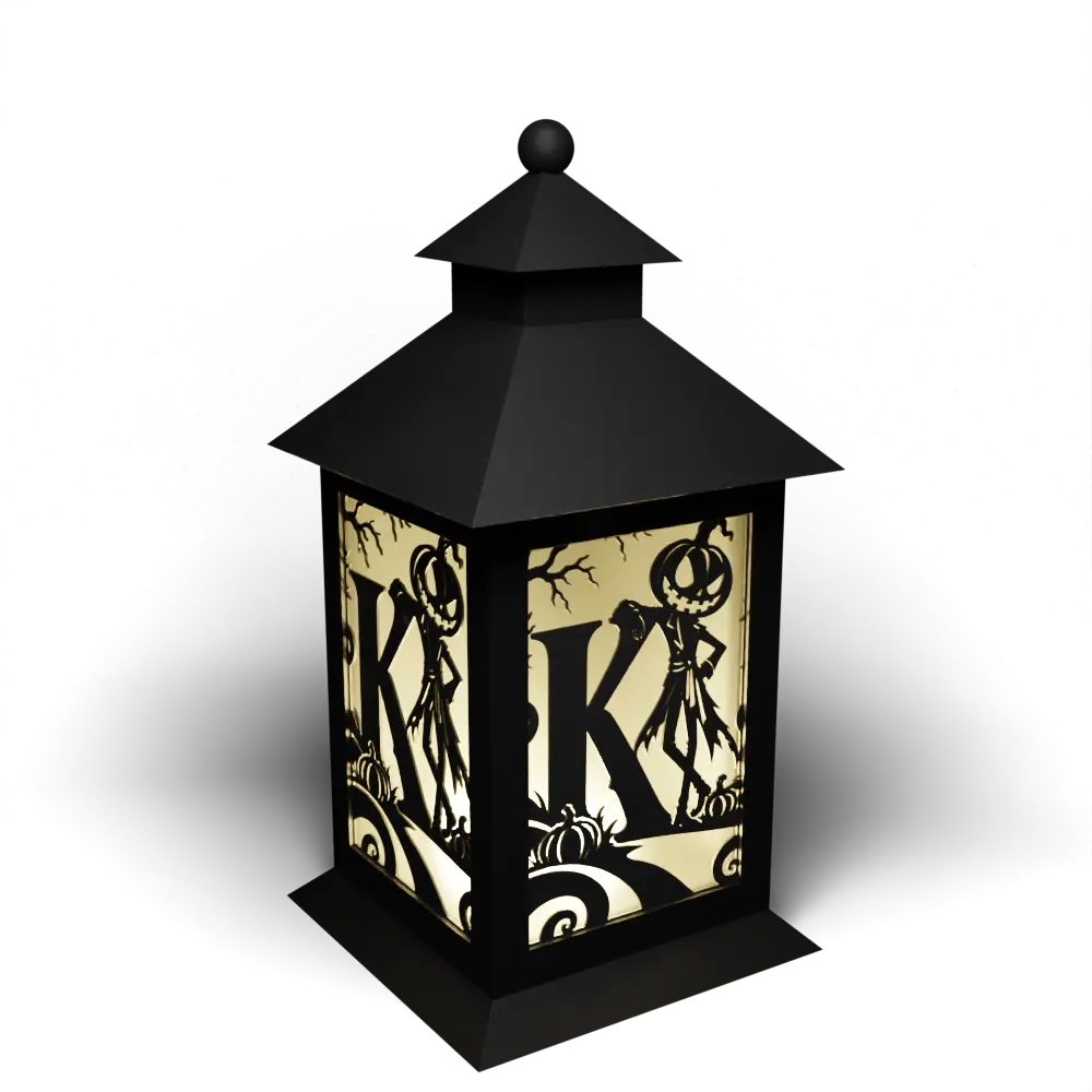 Halloween K Letter – King (Pumpkin)