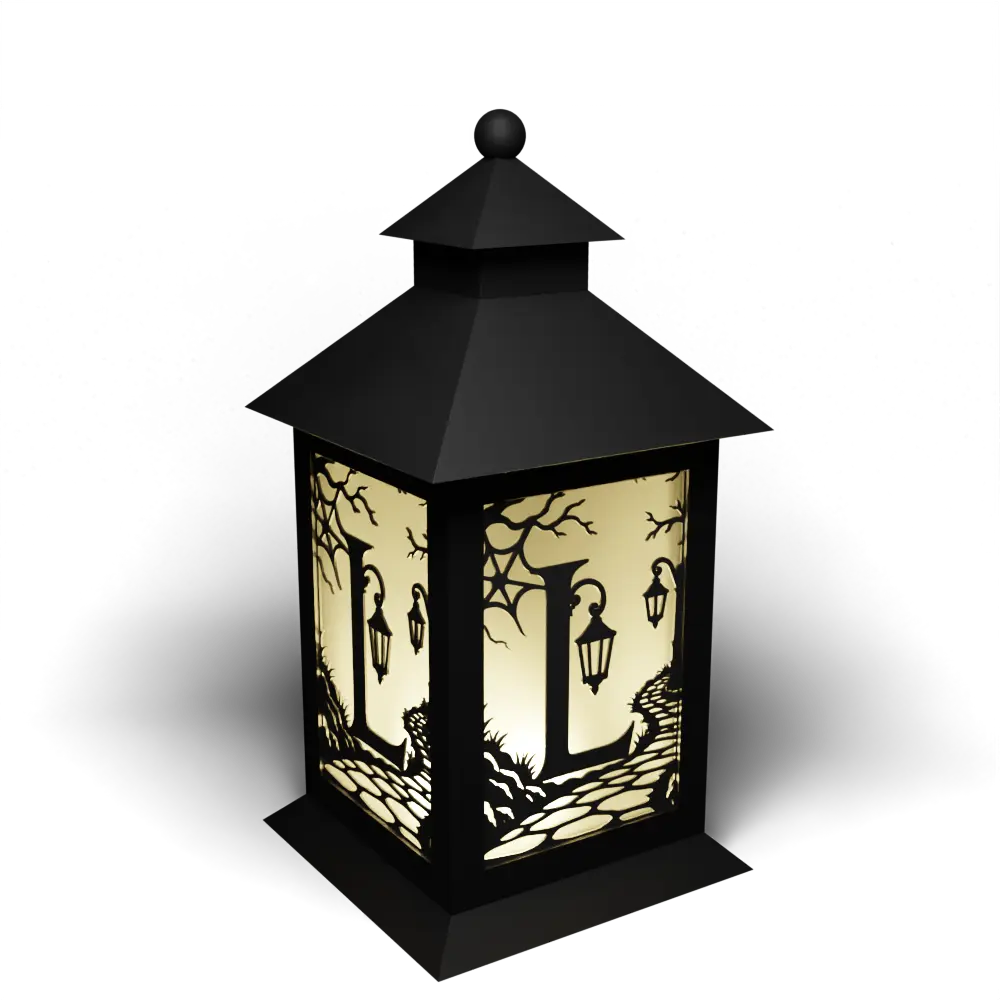 Halloween L Letter – Lantern