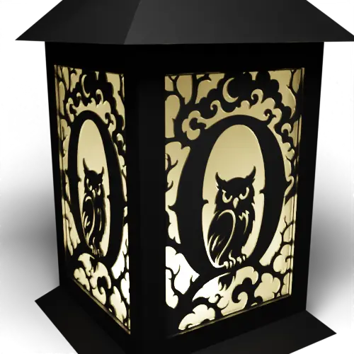 Halloween O Letter - Owl