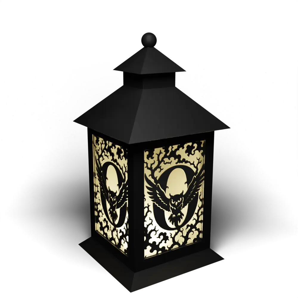 Halloween O Letter Alternative – Owl in flight