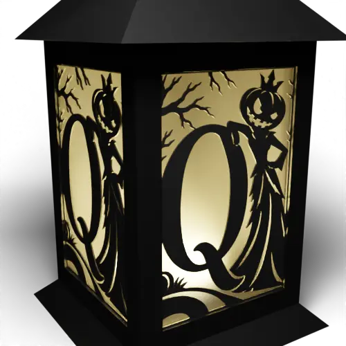 Halloween Q Alternative Letter – Queen