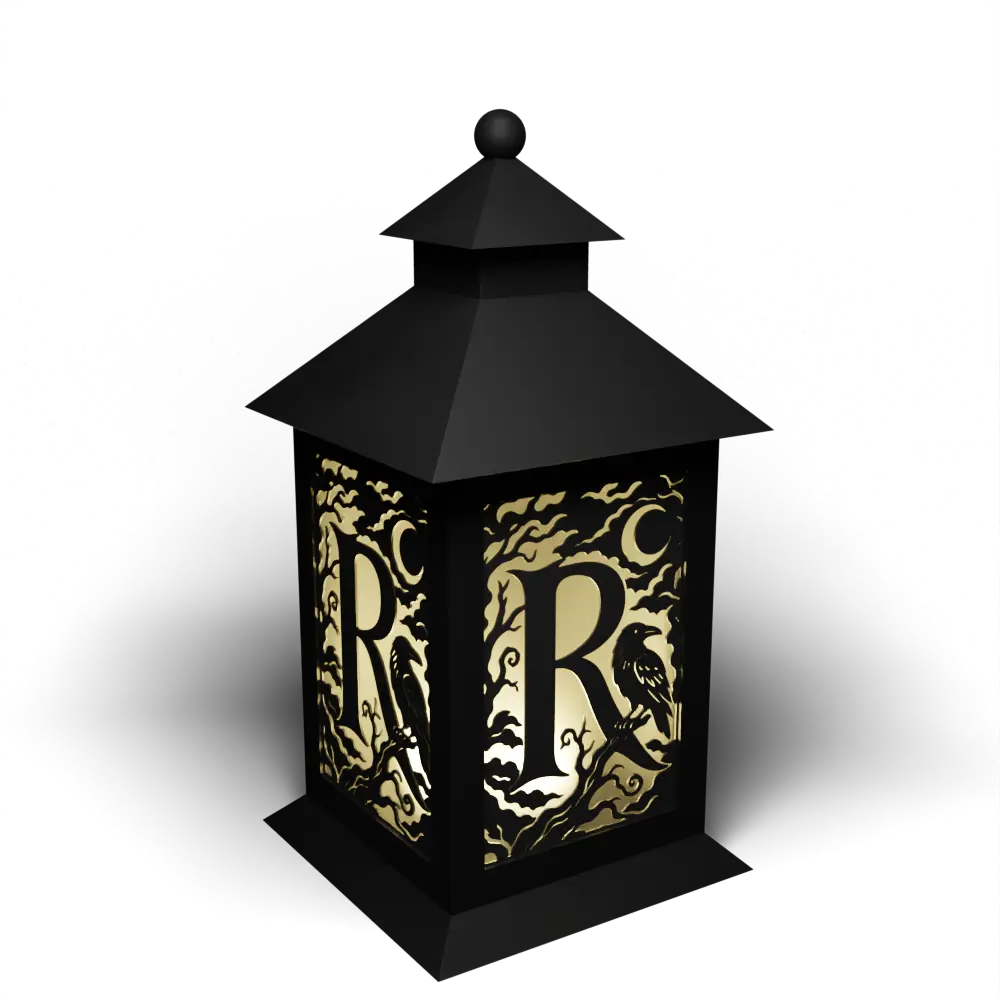 Halloween R Letter – Raven