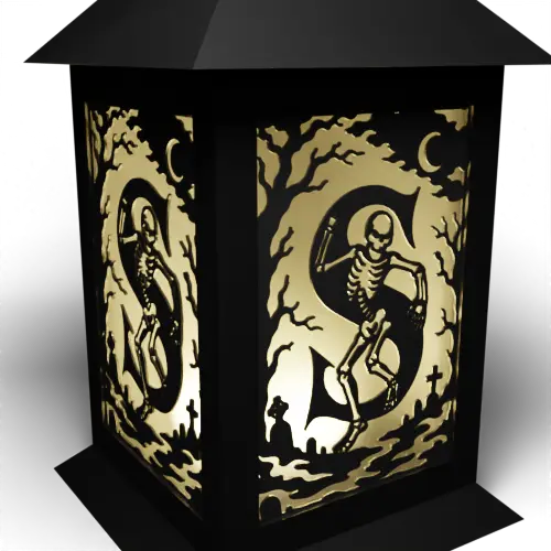 Halloween S Letter – Skeleton – Tiny