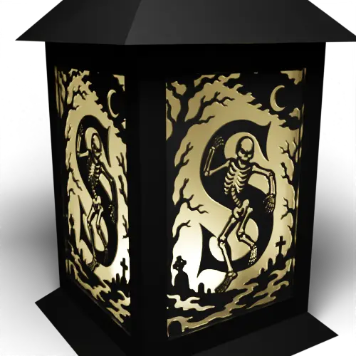 Halloween S Letter - Skeleton