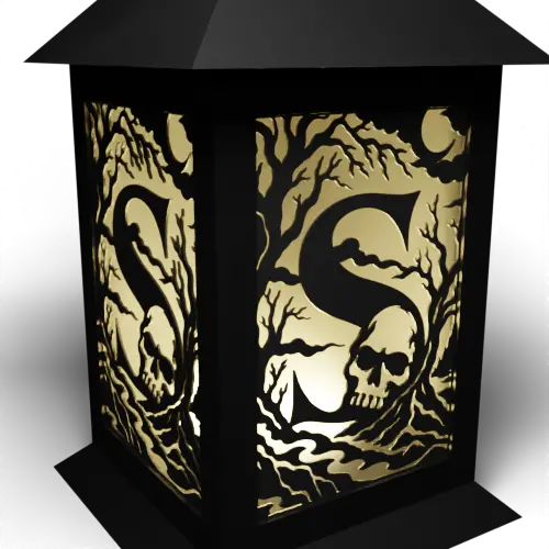 Halloween S Letter – Skull