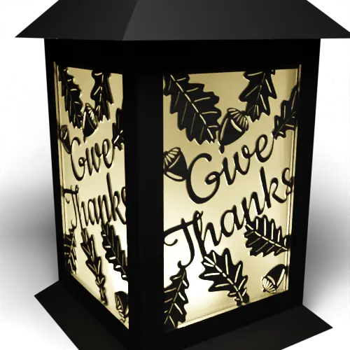 Give Thanks Oak Leaves