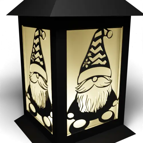 Christmas Gnome with Zigzag Hat