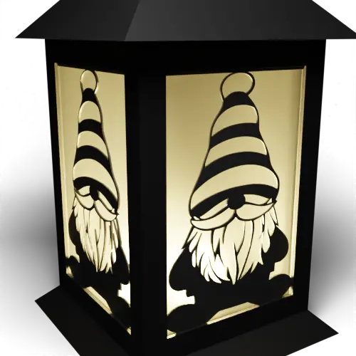 Christmas Gnome with Striped Hat